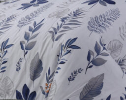 Homes & Linen Hazel Printed Microfiber 4 Piece Bedding Set Duvet Cover Fitted Sheet And Pillowcases - thumbnail 2