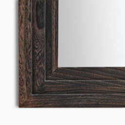 Furniturebox Uk Liora Walnut Wood Full Length 120X80Cm Arch Mirror - thumbnail 6