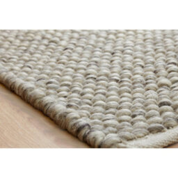 Melrose Hand Woven Grey Sahara Wool X-Large Indoor Area Rug 200/290Cm - thumbnail 2