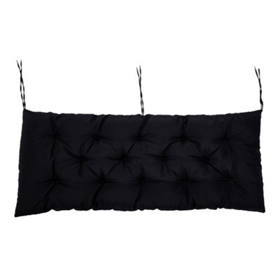 Living And Home Garden Bench Swing Chair Seat Pad Cushion Rectangular Seat Pad For Indoor Ourdoor,black - image 1