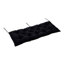Living And Home Garden Bench Swing Chair Seat Pad Cushion Rectangular Seat Pad For Indoor Ourdoor,black - thumbnail 2