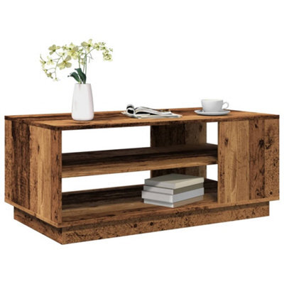 Berkfield Coffee Table Old Wood 102X55X43 Cm Engineered Wood - image 1