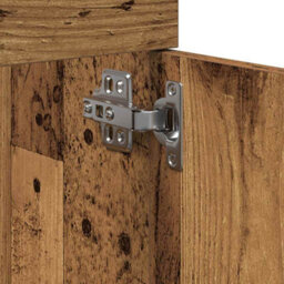 Berkfield Practical Bathroom Sink Cabinet Old Wood 41X38.5X46 Cm Engineered Wood - thumbnail 8