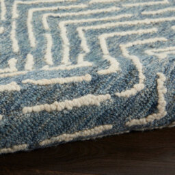 Ivory Handmade Wool ,abstract Geometric,modern Rug For Bedroom & Living Room-114Cm X 175Cm - thumbnail 7