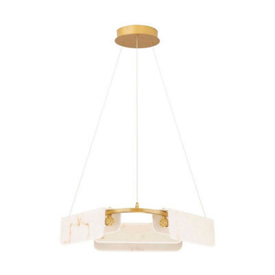 Luminosa Lighting Luminosa Aider Integrated Led Pendant Ceiling Light Brass Gold Triac Dimmable Led 34W 2146Lm 3000K - image 1