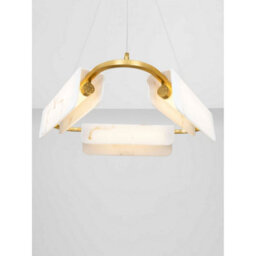 Luminosa Lighting Luminosa Aider Integrated Led Pendant Ceiling Light Brass Gold Triac Dimmable Led 34W 2146Lm 3000K - thumbnail 5