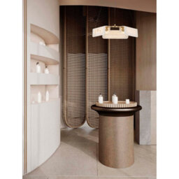 Luminosa Lighting Luminosa Aider Integrated Led Pendant Ceiling Light Brass Gold Triac Dimmable Led 34W 2146Lm 3000K - thumbnail 2