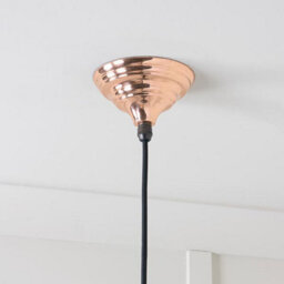 From the Anvil White Gloss Brindley Pendant In Copper - thumbnail 7