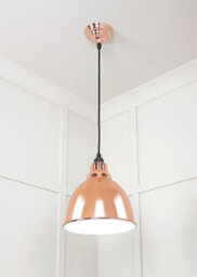 From the Anvil White Gloss Brindley Pendant In Copper - thumbnail 4