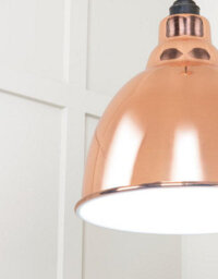 From the Anvil White Gloss Brindley Pendant In Copper - thumbnail 6