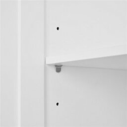 Yaheetech White Wall Mounted Bathroom Cabinet With 3 Doors Adjustable Shelf - thumbnail 8