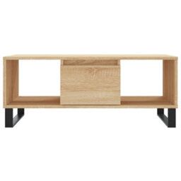 Walplus Coffee Table Sonoma Oak 90X50X36.5 Cm Engineered Wood - thumbnail 5