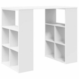 Walplus Desk With Shelf White 90 X 50 X 75 Cm Engineered Wood - thumbnail 2