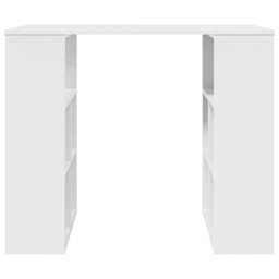 Walplus Desk With Shelf White 90 X 50 X 75 Cm Engineered Wood - thumbnail 5