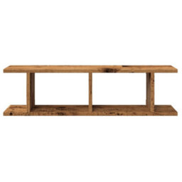 Walplus Wall Shelves 2 Pcs Old Wood 75X18X20 Cm Engineered Wood - thumbnail 5