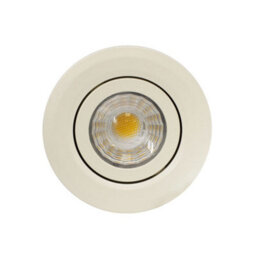 Cream 6W Led Downlight - 3K Warm White - Dimmable & Tilt Ip44 - Se Home - thumbnail 2
