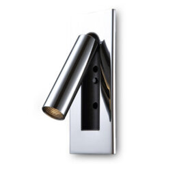 Ultra Beam Lighting Ultrabeam Chrome Finish Recessed Bedside Reading Light 3 Watt 3000K Warm White Led - thumbnail 2