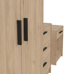 Furniture To Go Escape Wardrobe, Chest And Nightstand In Jackson Hickory - thumbnail 9