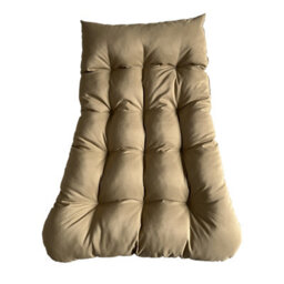 Rattan Standing Egg Chair With Soft Cushion, Durable Metal Frame, Max Load 180 Kg - Natural - thumbnail 5