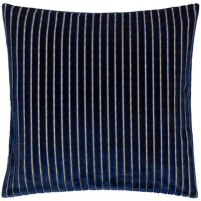 Paoletti Savoy Stripe Velvet Cushion Cover 50Cm X 50Cm - image 1