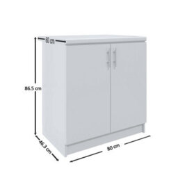 Jd Greta Kitchen Base Unit 800mm Storage Cabinet With Door Shelf 80Cm Sage Green Matt With Worktop - thumbnail 4
