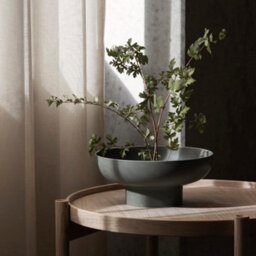 Blomus Miyabi Stoneware Vase M - Duck Green - thumbnail 2