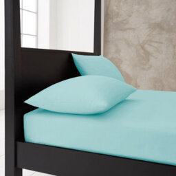Gc Gaveno Cavailia Premium Super Soft Percale Fitted Sheet Super King Sorbet Blue
