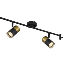 Luminosa Lighting Luminosa Brisbon Ceiling Spotlight Bar Matt Black 6X Gu10 - thumbnail 3