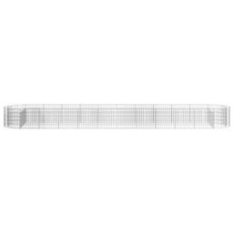 Berkfield Gabion Raised Bed Galvanised Iron 600X100X50 Cm - thumbnail 4