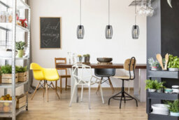 4Lite Wiz Connected Led Pear Cage Pendant Black St64 Amber Tuneable White Wifi - thumbnail 2