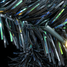 Christmas Tree World The 7Ft/210Cm Pre-Lit Black Iridescence Pine Tree With Warm White Lights - thumbnail 8