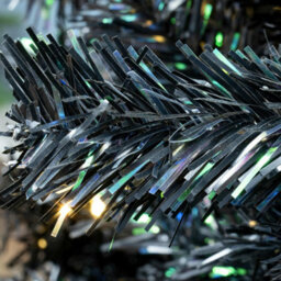 Christmas Tree World The 7Ft/210Cm Pre-Lit Black Iridescence Pine Tree With Warm White Lights - thumbnail 3