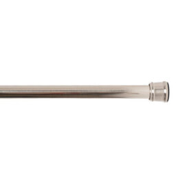 Toolty Telescopic Net Curtain Pole 55-90Cm - No Drill Spring Tension Rod For Kitchen, Bathroom, Bedroom, Living Room - Stainless Steel - thumbnail 4