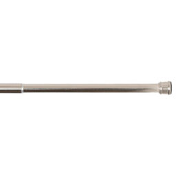 Toolty Telescopic Net Curtain Pole 55-90Cm - No Drill Spring Tension Rod For Kitchen, Bathroom, Bedroom, Living Room - Stainless Steel - thumbnail 2