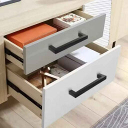 6Pcs Square Furniture Hardware Cabinet Handle Stainless Steel Door Knobs Cupboard Drawer Pulls 128mm - thumbnail 5