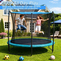 Trampoline Shade Cover, Dia 244Cm Parasol, Sun Protection Sail - thumbnail 3