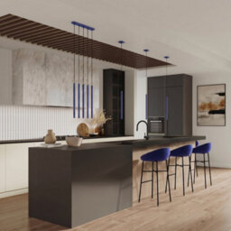 Sollux Lighting Pastelo Steel Ultramarine 3 Lights Modern Pendant Lamps - thumbnail 8