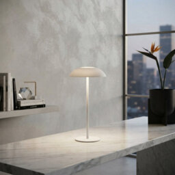 HEATON WHOLESALE Verona Ivory Wireless Touch Control Led Lamp For Bedside & Patio - thumbnail 3