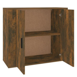 Berkfield Durable Sideboard Smoked Oak 80X33X70 Cm Engineered Wood - thumbnail 4