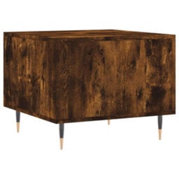 Berkfield Coffee Table Smoked Oak 50X50X40 Cm Engineered Wood - thumbnail 8