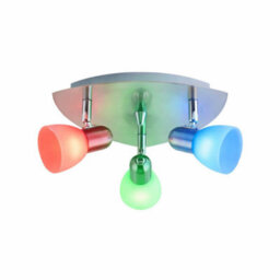 EGLO Enea Matt Nickel Led 3 Bulb Ceiling Spotlight Satin Glass Shades Indoor Light Ip20 - thumbnail 4