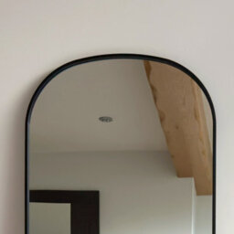 Jōbū Jobu Home - Black 160X60Cm Arched Wall Mirror - Steel Frame For Bedrooms, Hallways & Dressing Areas - Yoko - thumbnail 4