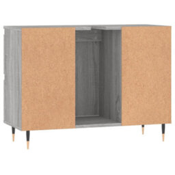 Vidaxl Bathroom Cabinet Grey Sonoma 80X33X60 Cm Engineered Wood - thumbnail 7