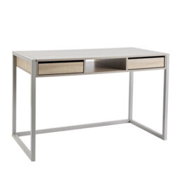 Home Source Toronto 2 Drawer Computer Office Desk Oak Effect - thumbnail 8