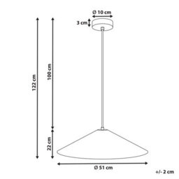 Wyld And Coco White Papier-Mâché Pendant Lamp Handmade Shade Organic Sculptural Light, W51 X D51 X H122Cm - thumbnail 4