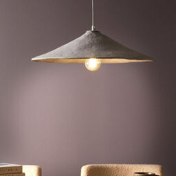 Wyld And Coco White Papier-Mâché Pendant Lamp Handmade Shade Organic Sculptural Light, W51 X D51 X H122Cm - thumbnail 2