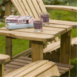 Cheshire 2 Seater Softwood Adirondack Garden Companion Seat - thumbnail 4
