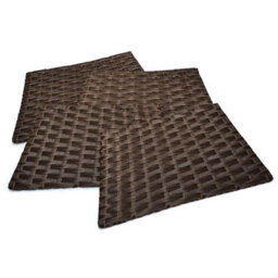 Holly International Rattan Folding Christmas Tree Skirt Brown 48Cm - thumbnail 2