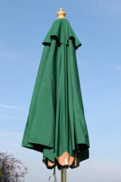 Garden Market Place The Garden Marketplace 2M Premium Hardwood Garden Parasol Umbrella Dark Green - thumbnail 2