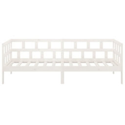 Vidaxl Day Bed Without Mattress White Solid Wood Pine 90X200 Cm - thumbnail 8